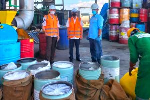 Ratusan Kilogram Sianida Dimusnahkan Kejari Kota Gorontalo