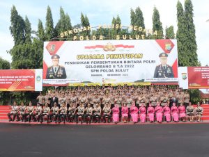 Sebanyak 261 Bintara Remaja Dilantik Kapolda Sulut