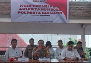 Crime Clereance Polresta Manado Tahun 2022 Naik 22, 89%