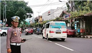 Satlantas Polresta Manado Pastikan Arus Lalulintas Lancar