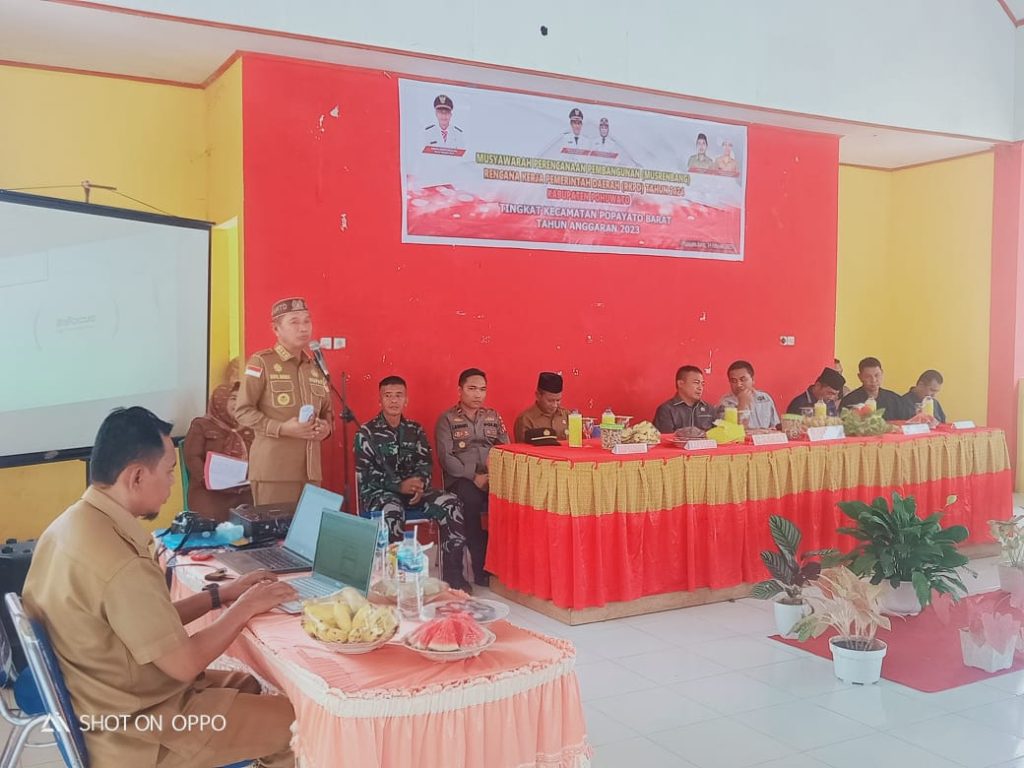 Buka Musrenbang di Kecamatan Popayato Barat, Begini Harapan Bupati Saipul
