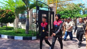 Dua Atlet Sea Games Kamboja 2023 Tiba di Pohuwato