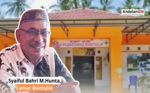 Camat Buntulia Apresiasi Pembangunan Gedung Puskesmas yang Baru