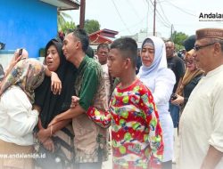 Hadir Ditengah Musibah, Camat Buntulia Gerak Cepat Tinjau Lokasi Kebakaran