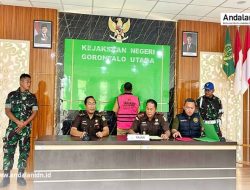 Sekdis di Gorontalo Utara Ditetapkan Tersangka oleh Kejaksaan
