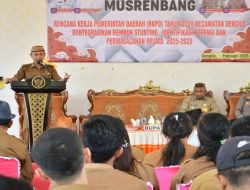 Bupati Pohuwato Buka Musrenbang Kecamatan, Bahas RKPD 2026 dan Tantangan Anggaran