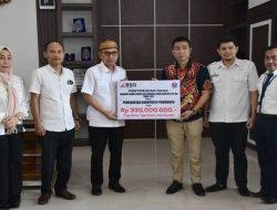 Serahkan Dana CSR, Bupati Saipul : Terimakasih Dukungan Nyata BSG untuk Pohuwato