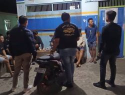 Gelar Patroli, Personel Reskrimum Polda Gorontalo Ajak Warga Jaga Keamanan