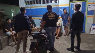 Gelar Patroli, Personel Reskrimum Polda Gorontalo Ajak Warga Jaga Keamanan