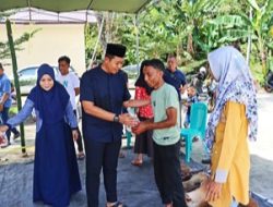 Momen Idul Adha 1446 H, Kapolres Gorontalo Berbagi Daging Qurban dengan Masyarakat